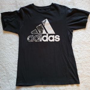 Men's Black Adidas Tee T-shirt